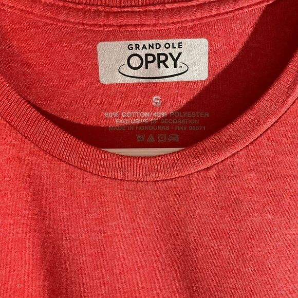 Nashville Red Grand Ole Opry TShirt, Small - Picture 8 of 8